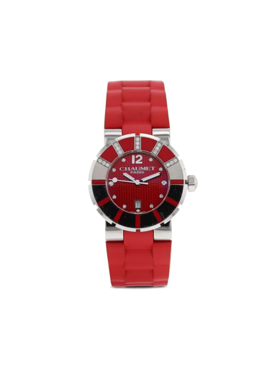 Pre-owned Chaumet 2010s  Class One 31mm In Red