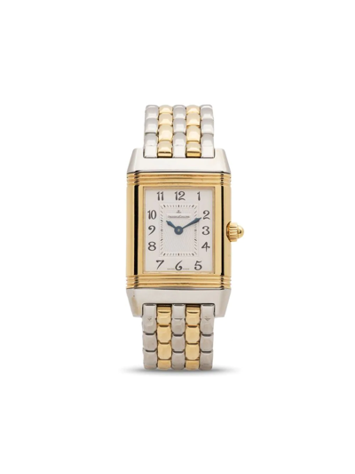 Pre-owned Jaeger-lecoultre 1990-2000s  Reverso Duetto 34mm In Gold