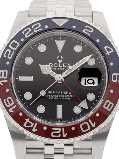 Pre-owned Rolex 2021  Gmt-master Ii 40mm In Black