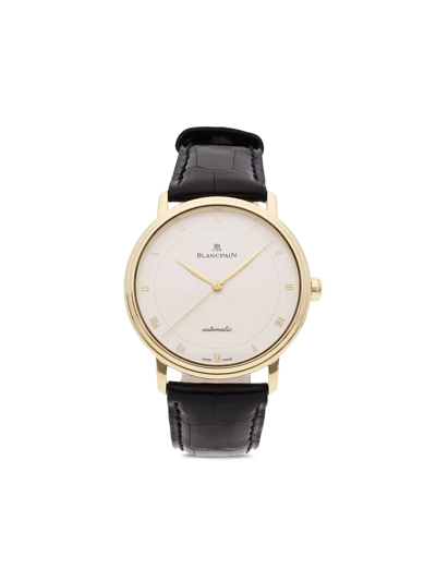 Pre-owned Blancpain 2005  Villeret Ultraflach 38mm In White