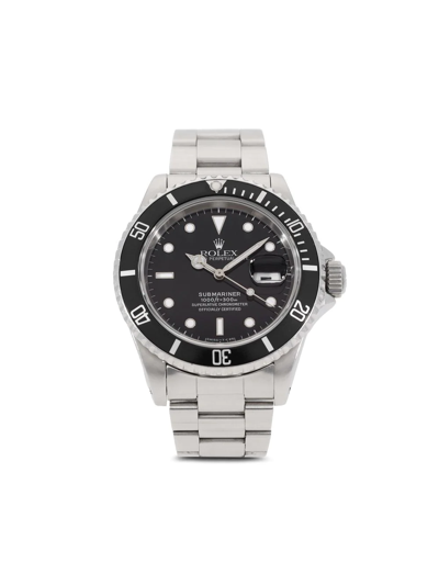 Pre-owned Rolex 1993  Submariner Date 40mm In Black