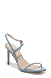 Sam Edelman Women's Doran Strappy Stiletto Dress Sandals In Aspen Sky Croco