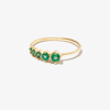 ADINA REYTER 14K YELLOW GOLD GRADUATED EMERALD RING,R531EMRXY1418468441