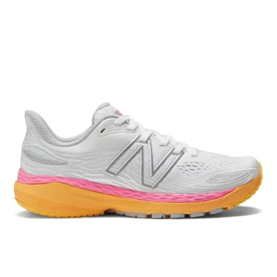 New Balance Women's Fresh Foam X 860v12 In White/orange/pink