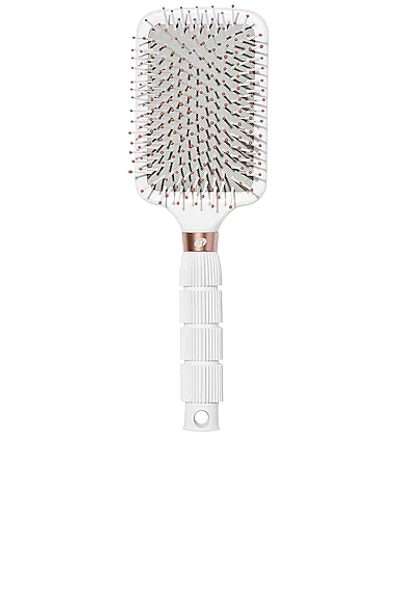T3 Smooth Paddle Brush In White