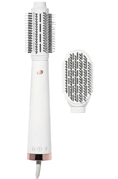 T3 Airebrush Duo Interchangeable Hot Air Blow Dry Brush In White