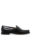 G.h. Bass & Co. Weejuns Heritage Larson Leather Loafers In Black