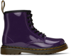 DR. MARTENS' BABY PURPLE 1460 BOOTS