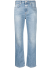 CLOSED FADED STRAIGHT-LEG JEANS