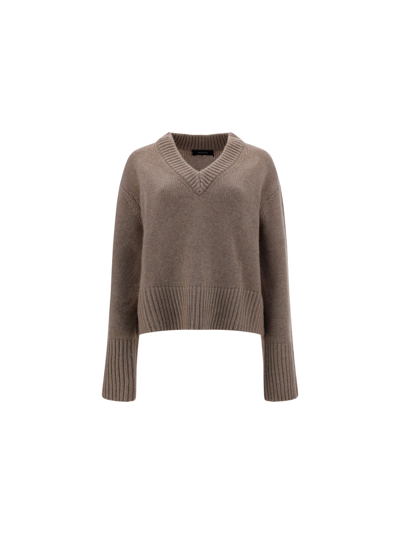 Lisa Yang Aletta Pullover In Mole