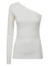 Victoria Beckham Vb Body One-shoulder Top In White