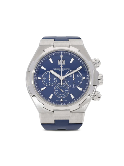 Pre-owned Vacheron Constantin 2015  Overseas 42mm In Blue