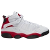 Jordan 6 Rings High-top Sneakers In White/black/red