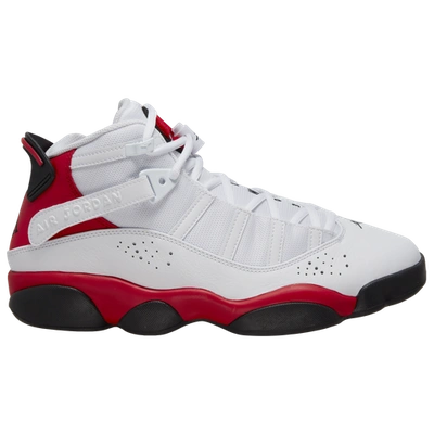 Jordan 6 Rings High-top Trainers In White/black/red