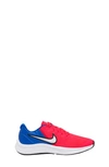 Nike Kids' Star Runner 3 Sneaker In Bright Crimson/ White