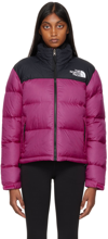 The North Face Pink 1996 Retro Nuptse Down Jacket In Fuschia Pink