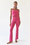 Beyond Yoga High-waisted Practice Pant In Pink