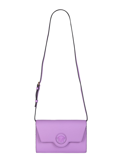 Versace Women's  Purple Other Materials Wallet In Lilac