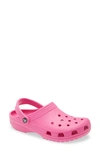 Crocs Classic Lined Clog In Electric Pink