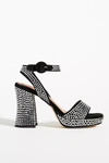 Vicenza Gem Platform Heels In Black