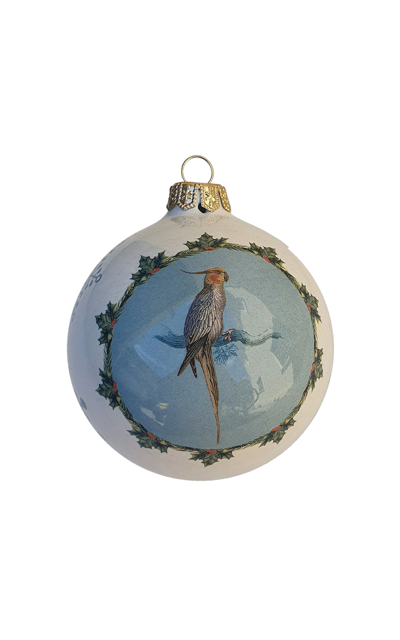 Les-ottomans Handcrafted Ceramic Christmas Ball In Multi
