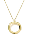 Ippolita 18kt Yellow Gold Classico Mini Wavy Circle Necklace