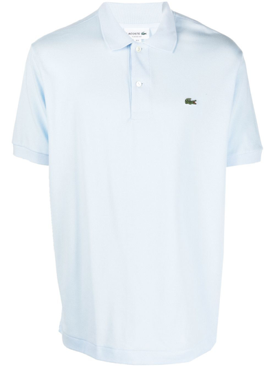Lacoste Mens Light Blue Cotton Polo Shirt