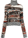 MISSONI ROLL-NECK KNITTED JUMPER