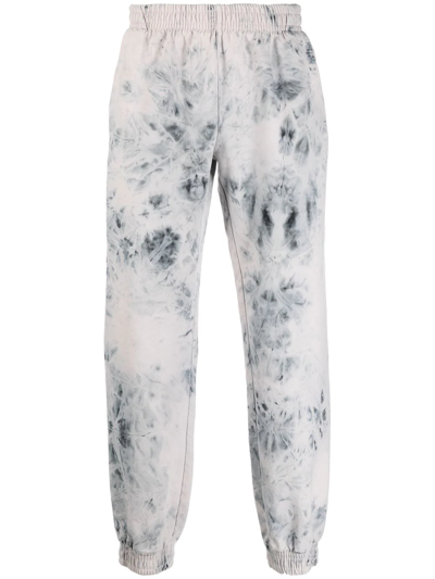 Styland Tie-dye Tapered Joggers In Grey