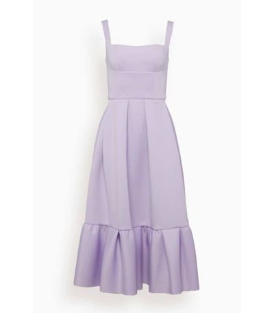 rachel gilbert purple dress Rachel Gilbert - Emiliano Lilac Asymmetric Midi Dress