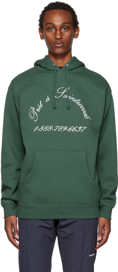 Saintwoods Ready Hooded Sweatshirt In Green