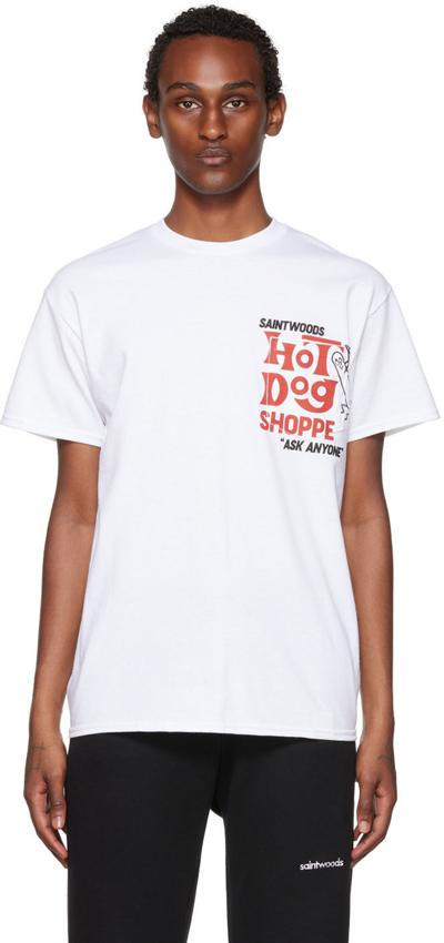 Saintwoods White Hot Diggity Dog T-shirt