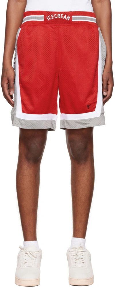 Icecream Red Basketball Shorts