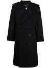 MAISON MARGIELA DOUBLE-BREASTED BELTED TRENCH COAT