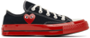 Comme Des Garçons Play Chuck 70 Sneakers In Black
