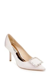 Badgley Mischka Devi Pointed Toe Pump In Aurora Pink