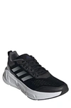Adidas Originals Questar Running Shoe In Cblack/gre