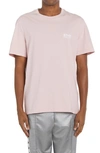 Golden Goose Big Star Logo Graphic Tee In Pink Lavander/ White