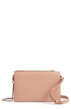 Allsaints Fetch Leather Bag In Dusty Lilac