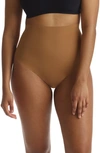 Commando Control Top Thong In Caramel