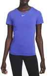 Nike Women's Dri-fit Adv Aura Slim-fit Short-sleeve Top In Blue