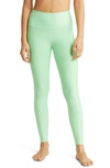 Alo Yoga Airlift High Waist Midi Leggings In Ultra Mint