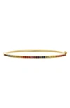 Bony Levy Iris Rainbow Bangle In 18k Yellow Gold