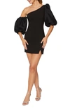Likely Natasha One-shoulder Minidress In Black