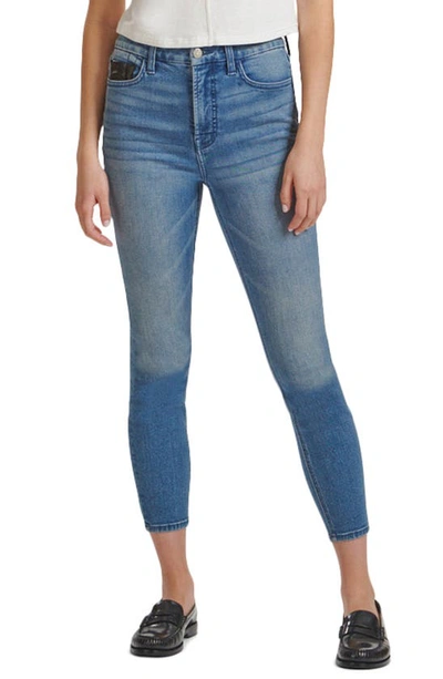 Jen7 By 7 For All Mankind High Waist Ankle Skinny Jeans In Malaga