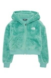 The North Face Kids' Little Girl's & Girl's Suave Oso Zip-up Hooded Jacket In Wasabi