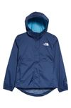 The North Face Kids' Antora Waterproof Rain Jacket In Shady Blue