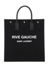 SAINT LAURENT RIVE GAUCHE N/S CANVAS TOTE BAG
