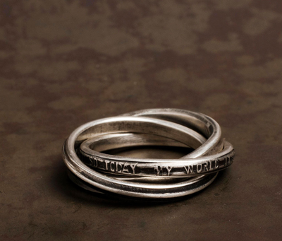 Werkstatt:münchen Werkstatt Munchen Ring Forever M1414 In Silver