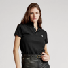 Ralph Lauren Classic Fit Mesh Polo Shirt In Polo Black